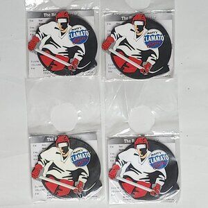 RARE Mott's Clamato Caesar Coaster Lot of 4 BNIP Hockey Player